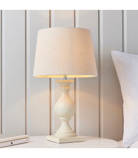 Marsham Table Lamp Linen Effect-1