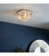 Motown 4 Light Flush Ceiling Light Chrome-2