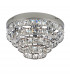 Motown 4 Light Flush Ceiling Light Chrome, Clear Crystal (K5) Glass, G9