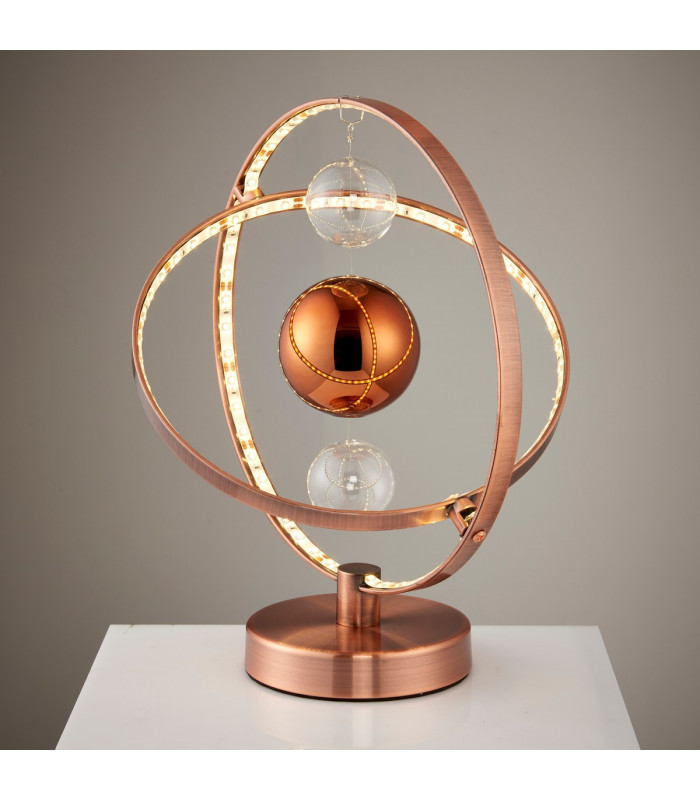 Muni Table Lamp Copper Glass Balls-1