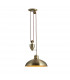 Polka Dome Ceiling Pendant Light Antique Brass