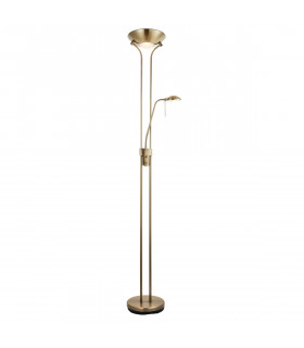 Rome Mother and Child Floor Lamp Antique Brass