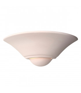 Mayfair 1 Light Indoor Wall Uplighter Unglazed Ceramic