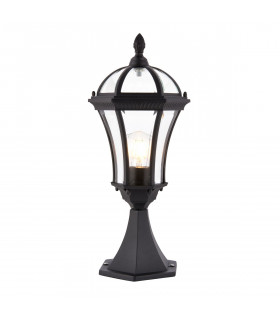 Drayton Outdoor Pedestal Light Black IP44