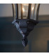 Drayton 1 Light Outdoor Ceiling Lantern Pendant Light Black IP44-5