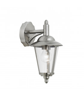Klien 1 Light Outdoor Wall Lantern Polished Stainless Steel