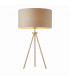 Tri 1 Light Table Lamp Matt Nickel