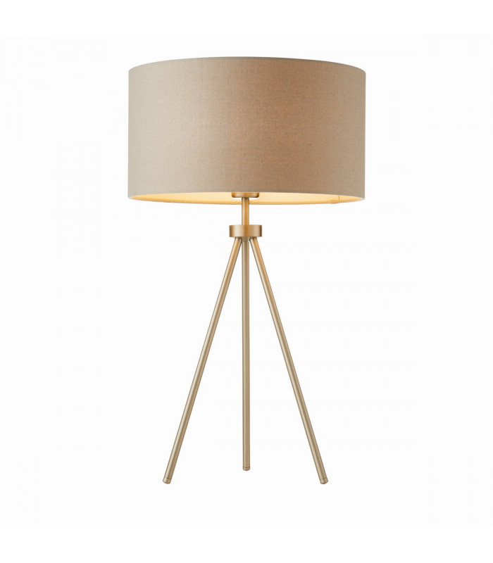 Tri 1 Light Table Lamp Matt Nickel