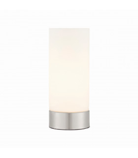 Dara 1 Light Table Lamp Brushed Nickel