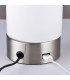 Dara 1 Light Table Lamp Brushed Nickel-2