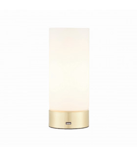 Dara 1 Light Table Lamp Brushed Brass