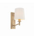 Ortona 1 Light Wall Matt Antique Brass