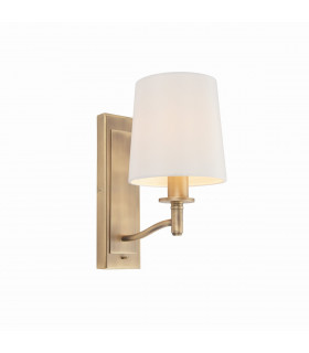 Ortona 1 Light Wall Matt Antique Brass