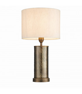 Indara 1 Light Table Lamp Aged Bronze