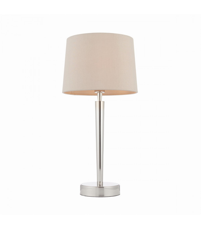 Syon 1 Light Table Lamp Bright Nickel