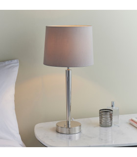 Syon 1 Light Table Lamp Bright Nickel-1