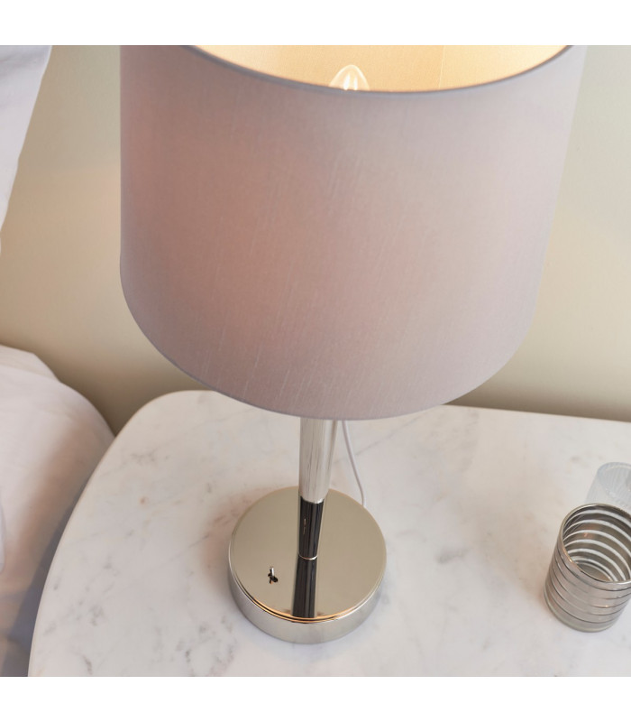Syon 1 Light Table Lamp Bright Nickel-5