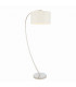 Josephine 1 Light Floor Lamp Bright Nickel