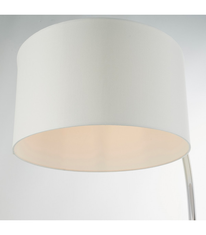 Josephine 1 Light Floor Lamp Bright Nickel-4