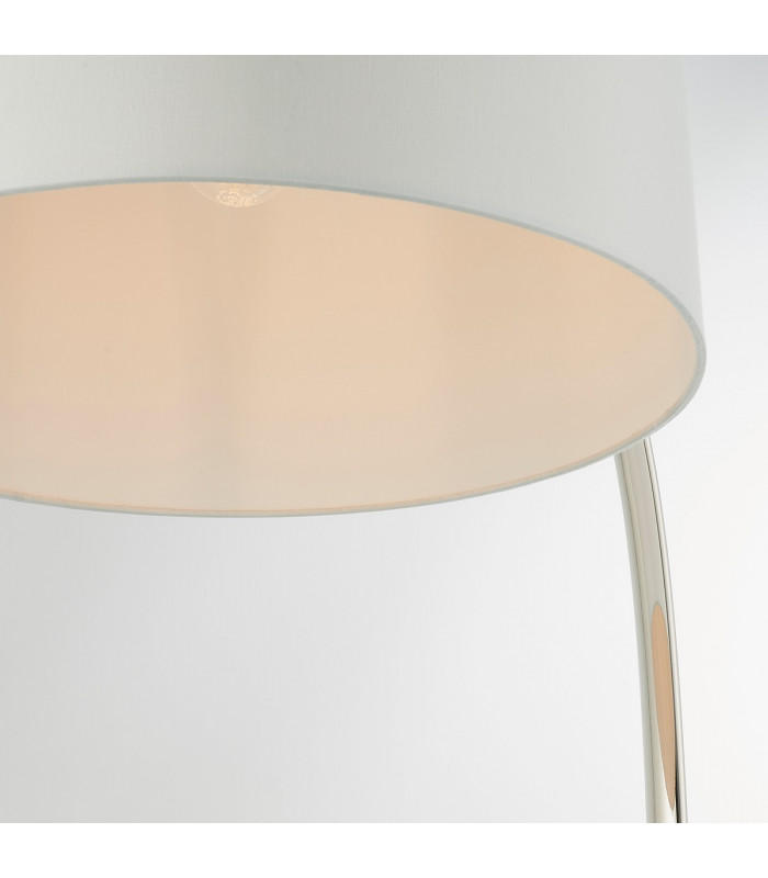 Josephine 1 Light Floor Lamp Bright Nickel-5