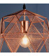 Armour 1 Light Spherical Pendant Copper Plate-5