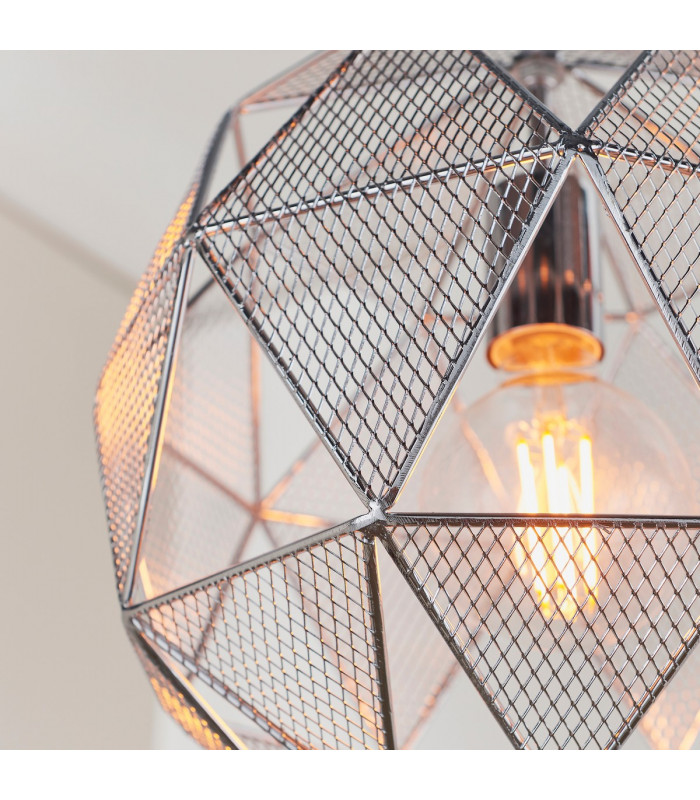 Armour 1 Light Spherical Pendant Chrome Plate-3