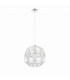 Armour 1 Light Spherical Pendant Chrome Plate, E27