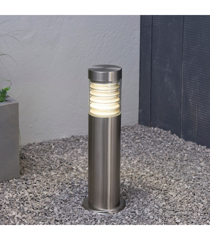 Equinox LED Outdoor Coastal Bollard Light Marine Grade Brushed Stainless Steel IP44-1
