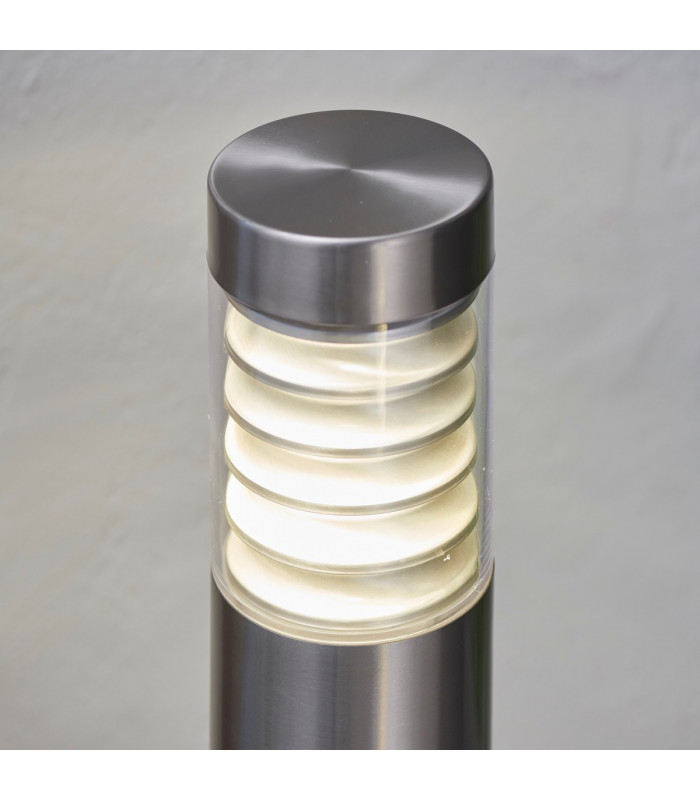 Equinox LED Outdoor Coastal Bollard Light Marine Grade Brushed Stainless Steel IP44-5
