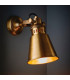 Elms 1 Light Dome Wall Antique Solid Brass-2