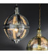 Vienna 1 Light Spherical Pendant Bright Nickel Plated On Solid Brass-3