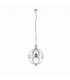 Vienna 1 Light Spherical Pendant Bright Nickel Plated On Solid Brass-5