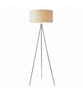 Tri 1 Light Floor Lamp Chrome
