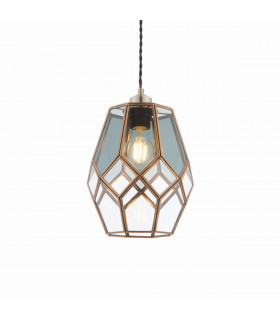 Ripley 1 Light Pendant Antique Solid Brass