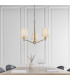 Ortona 3 Light Multi Arm Pendant Matt Antique Brass-1