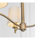 Ortona 3 Light Multi Arm Pendant Matt Antique Brass-3