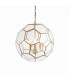 Miele 3 Light Spherical Pendant Antique Brass