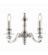 Finsbury 2 Light Candle Wall Polished Cast Aluminium