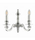 Finsbury 2 Light Candle Wall Polished Cast Aluminium-6
