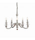 Finsbury 5 Light Multi Arm Pendant Polished Cast Aluminium