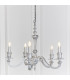 Finsbury 5 Light Multi Arm Pendant Polished Cast Aluminium-1