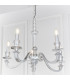 Finsbury 5 Light Multi Arm Pendant Polished Cast Aluminium-2