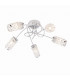 Colby 5 Light Bathroom Semi flush Chrome