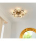 Aherne 5 Light Semi flush Antique Brass-2