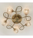 Aherne 5 Light Semi flush Antique Brass-3