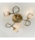 Aherne 3 Light Semi flush Antique Brass-3