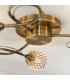 Aherne 3 Light Semi flush Antique Brass-6