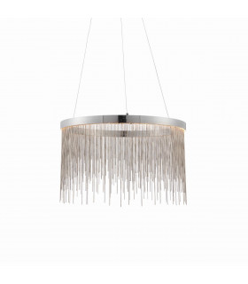 Zelma LED 1 Light Pendant Chrome