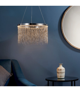 Zelma LED 1 Light Pendant Chrome-1