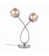 Aerith 2 Light Table Lamp Chrome